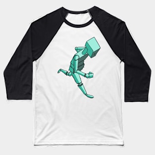 Robot Run Baseball T-Shirt